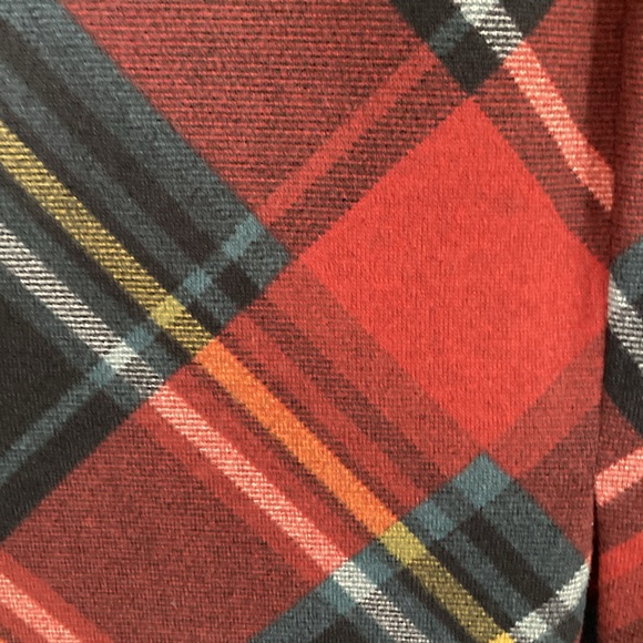 Connected dress plaid print dress w pockets has some stretch 20W - Picture 17 of 17